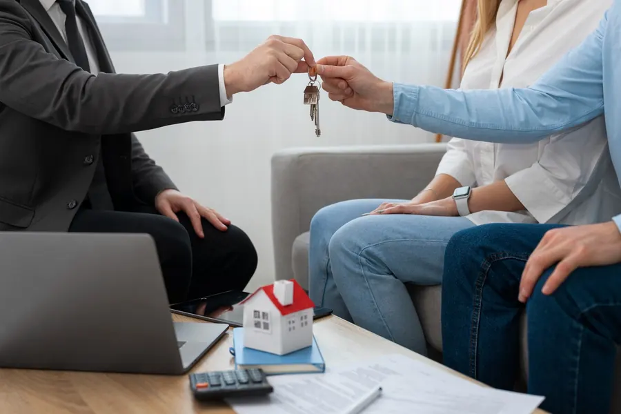 Keys handed to a screened tenant